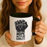 Hope For Equality Black History Month Coffee Mug thumb 3