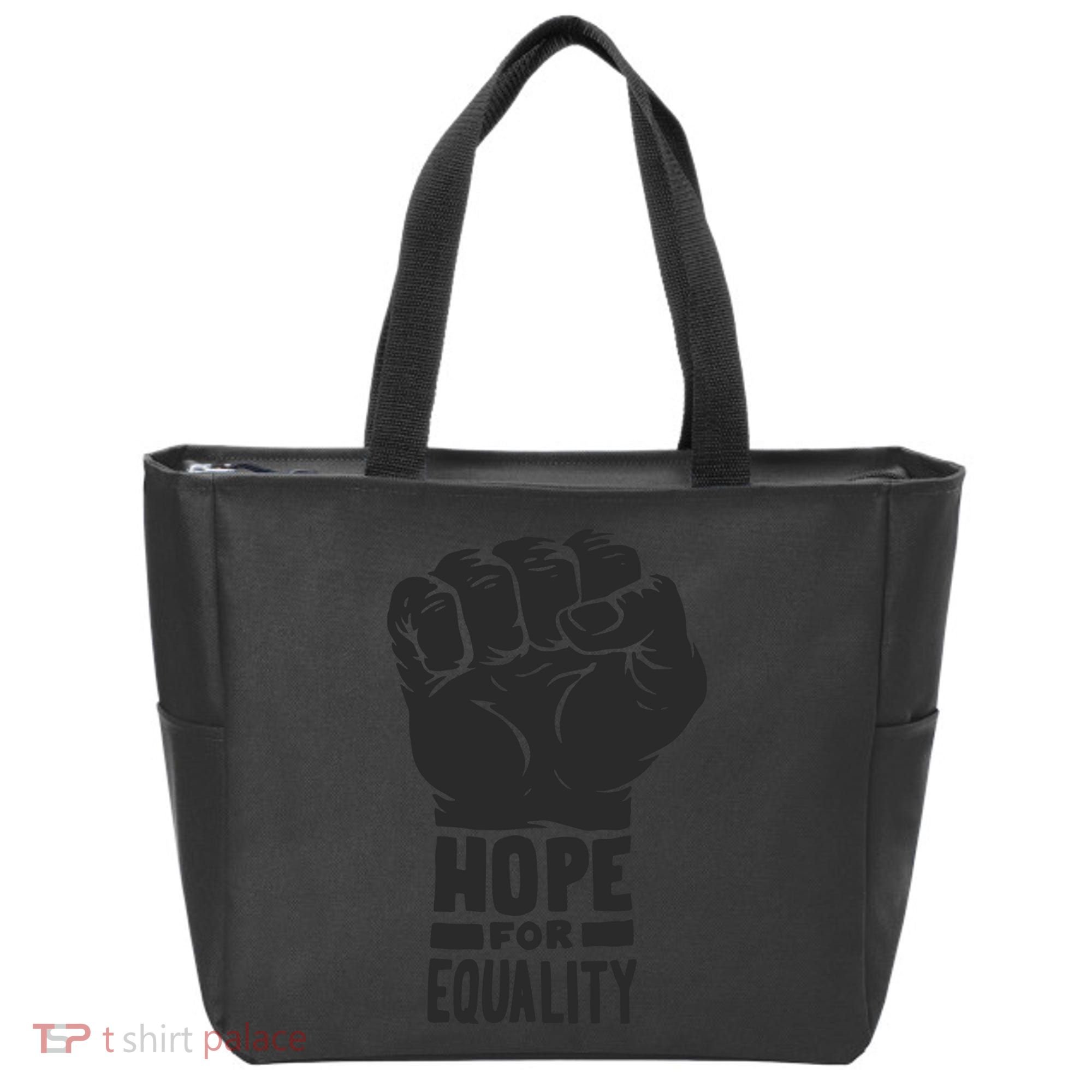Hope For Equality Black History Month Tote Bag