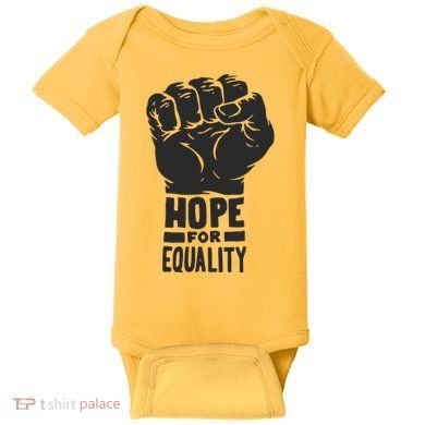 Hope For Equality Black History Month Baby Bodysuit