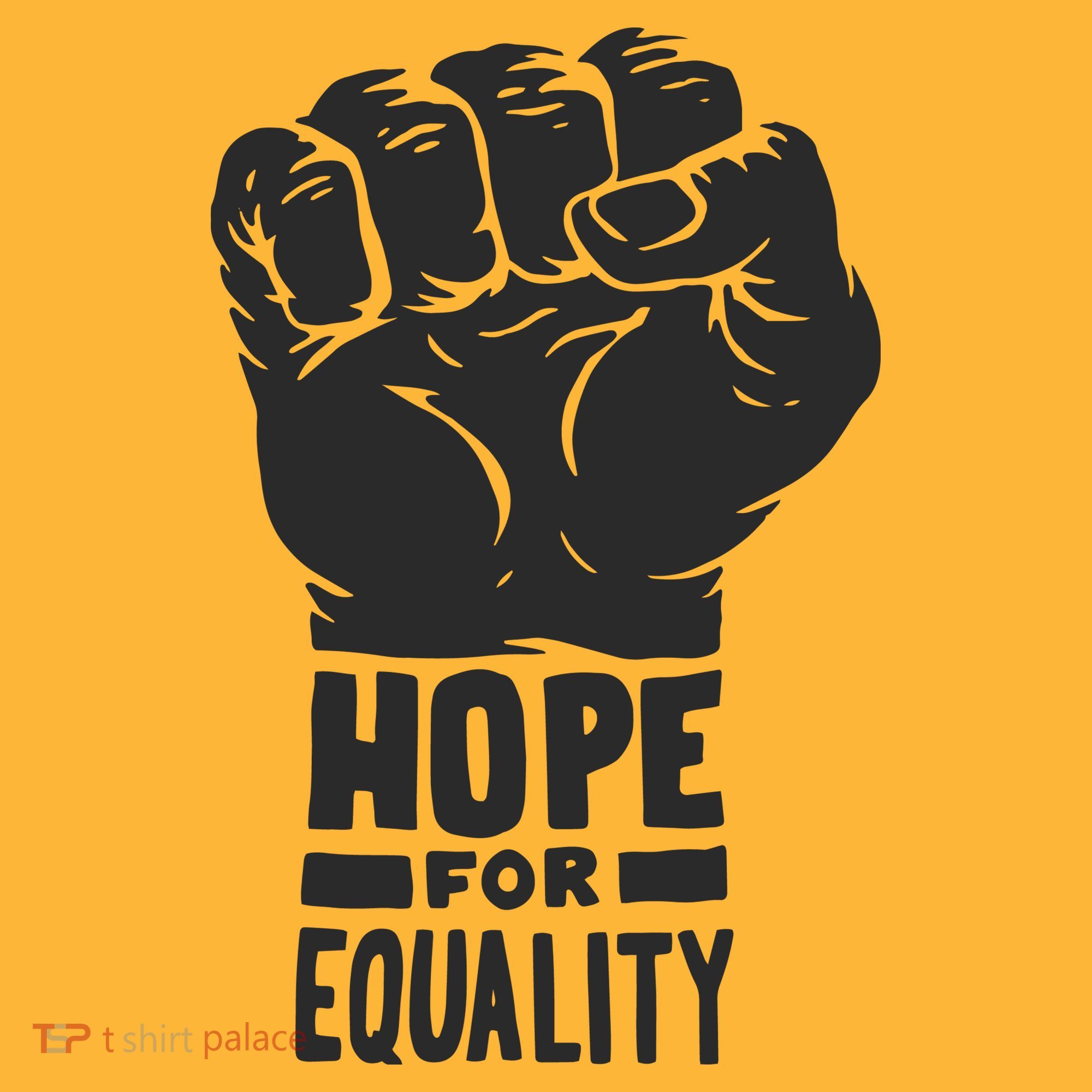 Hope For Equality Black History Month Kids Long Sleeve Shirt