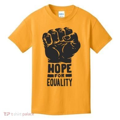 Hope For Equality Black History Month Kids T-Shirt