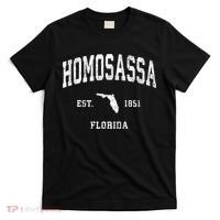 Homosassa Florida Fl Vintage Athletic T-Shirt thumb 0