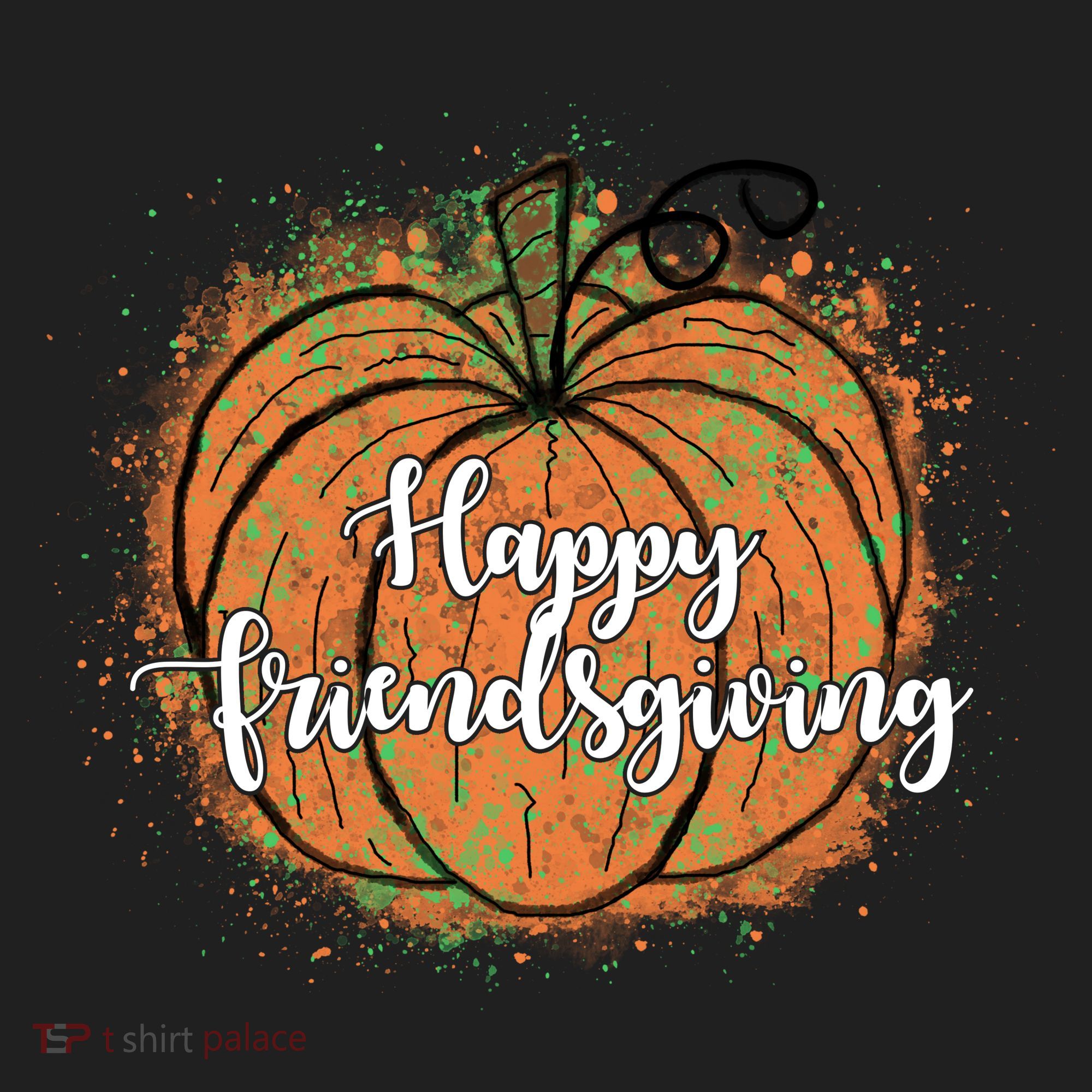 Happy Friendsgiving Fall Pumpkin Gift Women's Sweatshirt