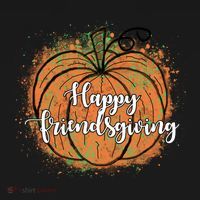 Happy Friendsgiving Fall Pumpkin Gift Backpack thumb 2