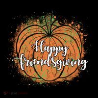 Happy Friendsgiving Fall Pumpkin Gift Coaster thumb 2
