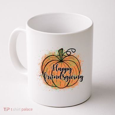 Happy Friendsgiving Fall Pumpkin Gift Coffee Mug