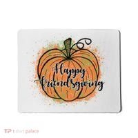 Happy Friendsgiving Fall Pumpkin Gift Mousepad thumb 0