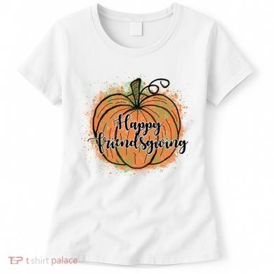 Happy Friendsgiving Fall Pumpkin Gift Women's T-Shirt