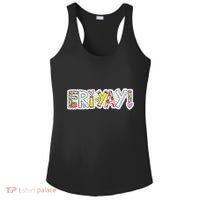 Happy Friyay Friday Lovers Fun Teacher Friyay Weekend Ladies PosiCharge Competitor Racerback Tank thumb 0