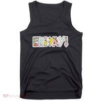 Happy Friyay Friday Lovers Fun Teacher Friyay Weekend Tank Top thumb 0