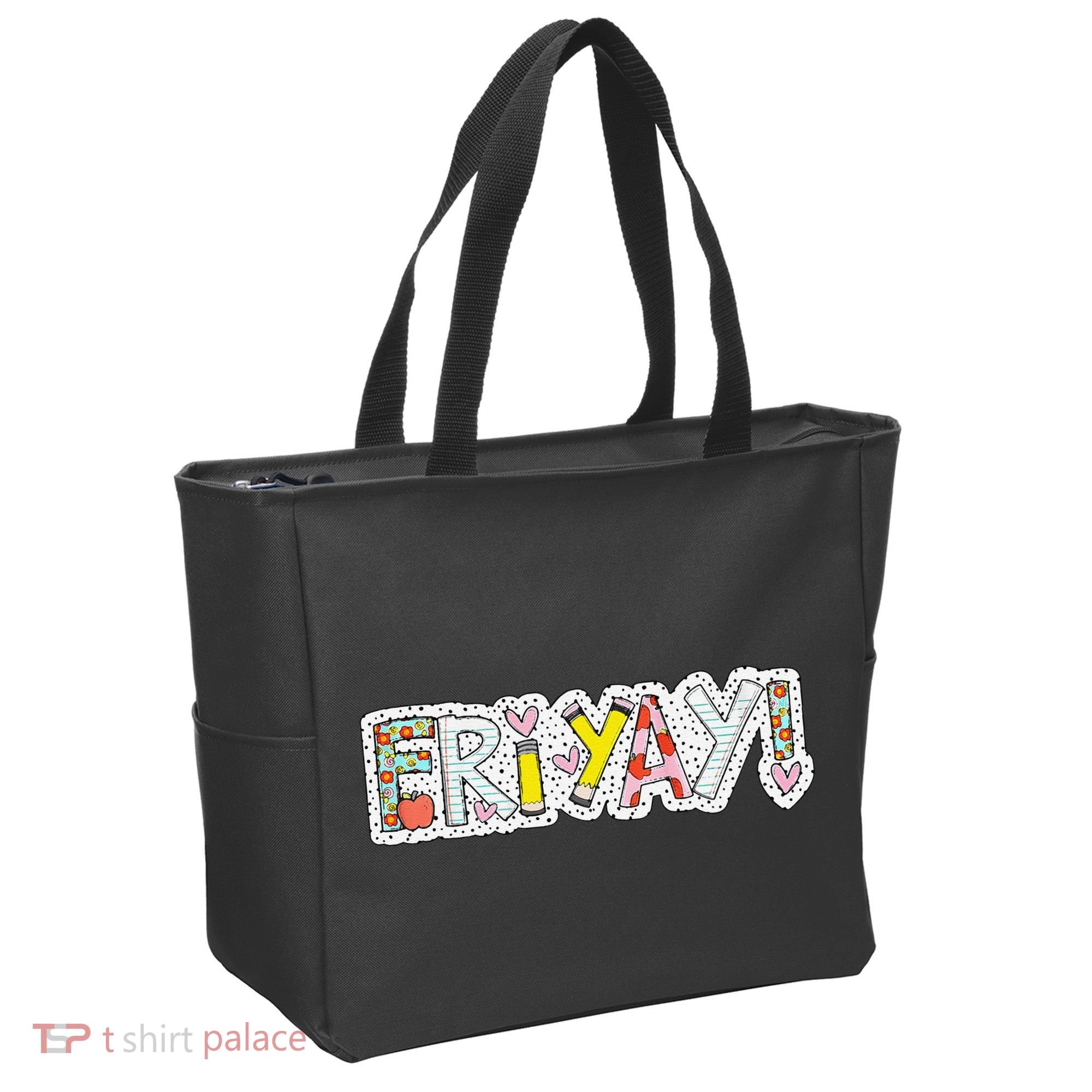 Happy Friyay Friday Lovers Fun Teacher Friyay Weekend Tote Bag