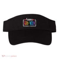 Happy Friyay Friday Lovers Fun Teacher Back To School Visor thumb 0