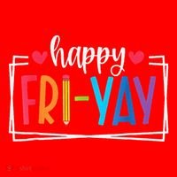 Happy Friyay Friday Lovers Fun Teacher Back To School Santa Hat thumb 1