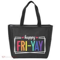 Happy Friday Friyay Funny Gift For Teachers Students Tote Bag thumb 0