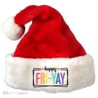 Happy Friday Friyay Funny Gift For Teachers Students Santa Hat thumb 0
