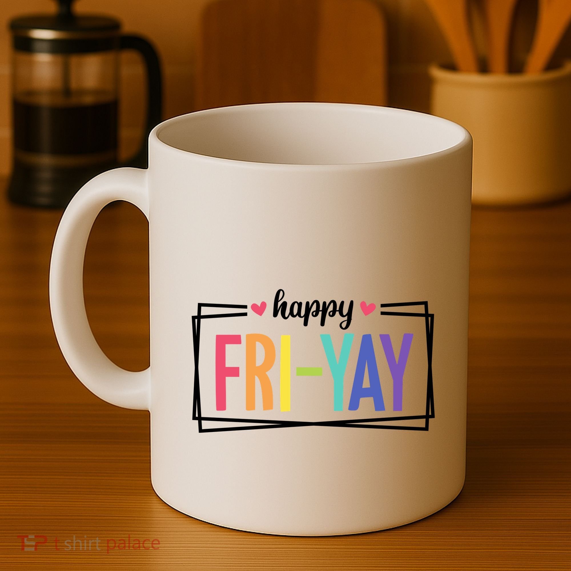 Happy Friday Friyay Funny Gift For Teachers Students Coffee Mug