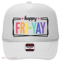 Happy Friday Friyay Funny Gift For Teachers Students Hat thumb 0