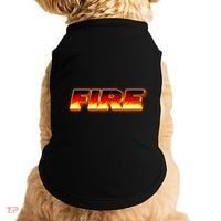 Hot Fire Flames Doggie Tank thumb 0