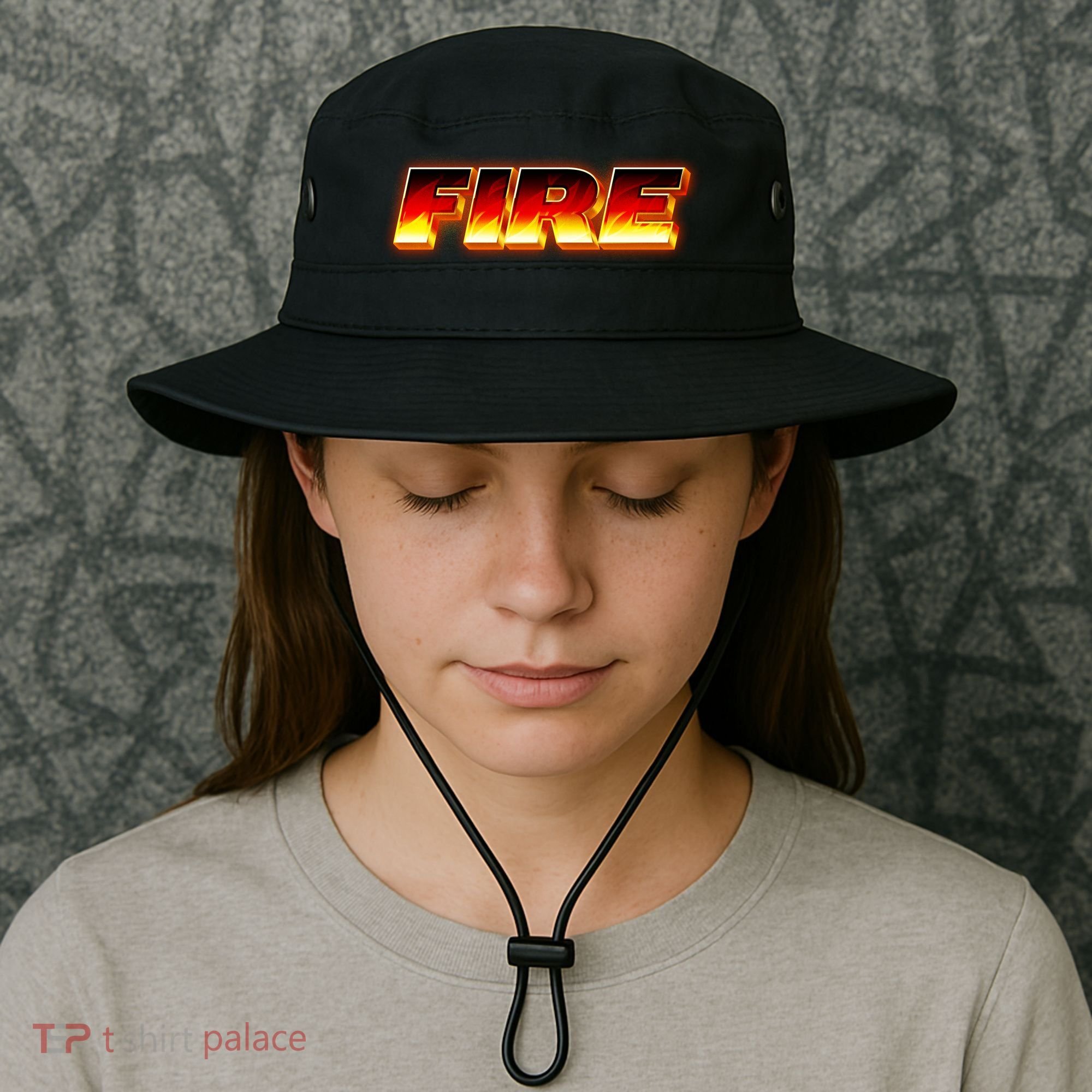 Hot Fire Flames Bucket Hat
