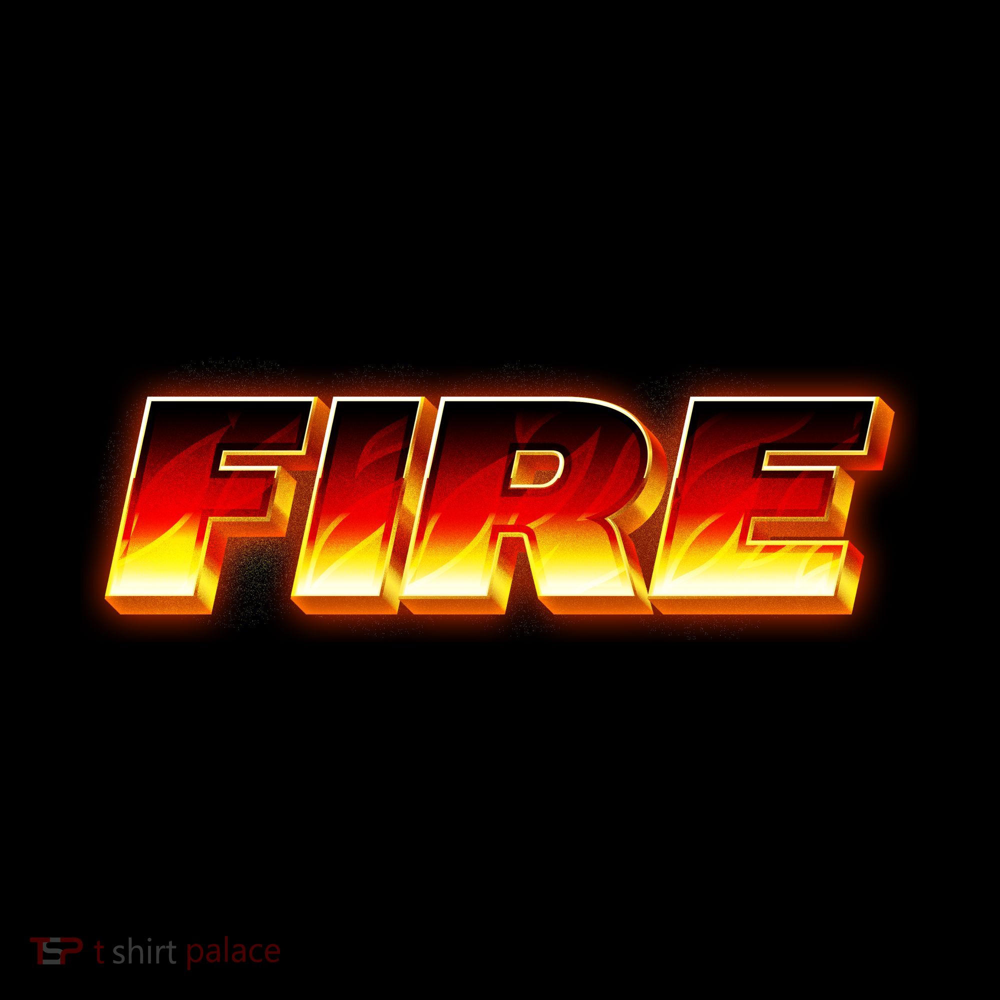 Hot Fire Flames Polo