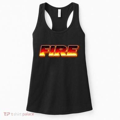 Hot Fire Flames Women's Tank Top