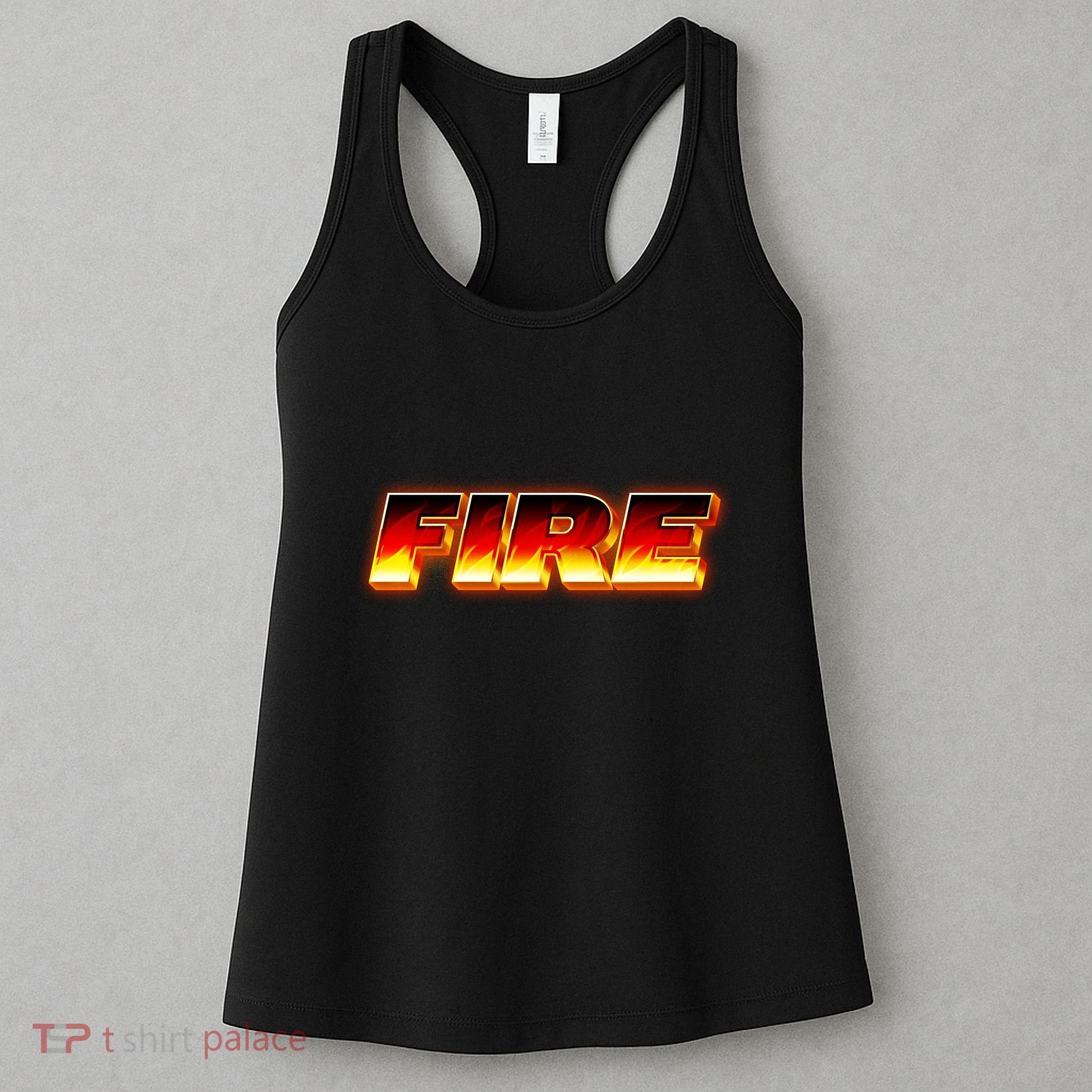 Hot Fire Flames Women's Tank Top