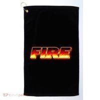 Hot Fire Flames Golf Towel thumb 0