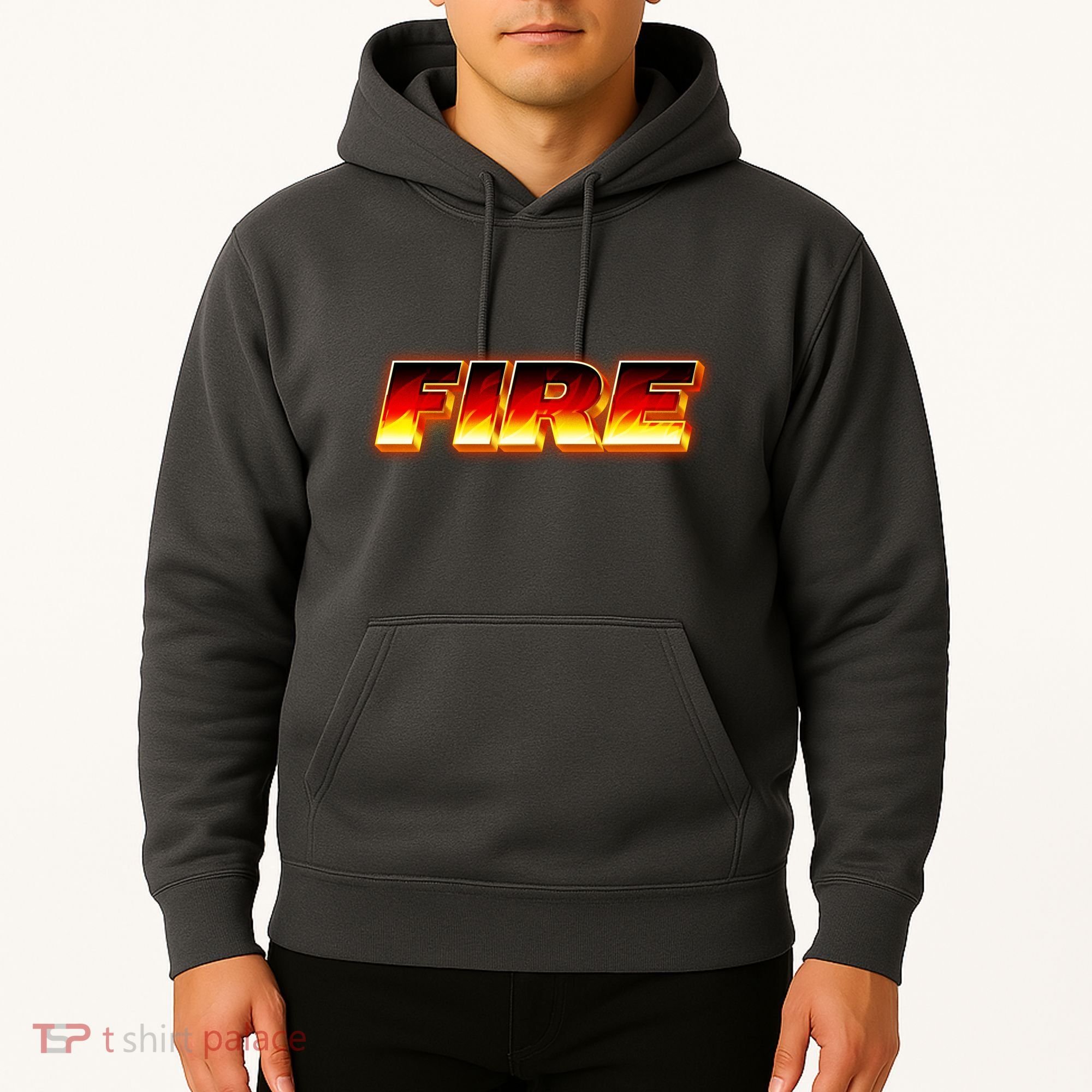 Hot Fire Flames Hoodie