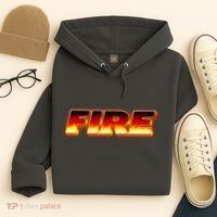 Hot Fire Flames Hoodie thumb 4