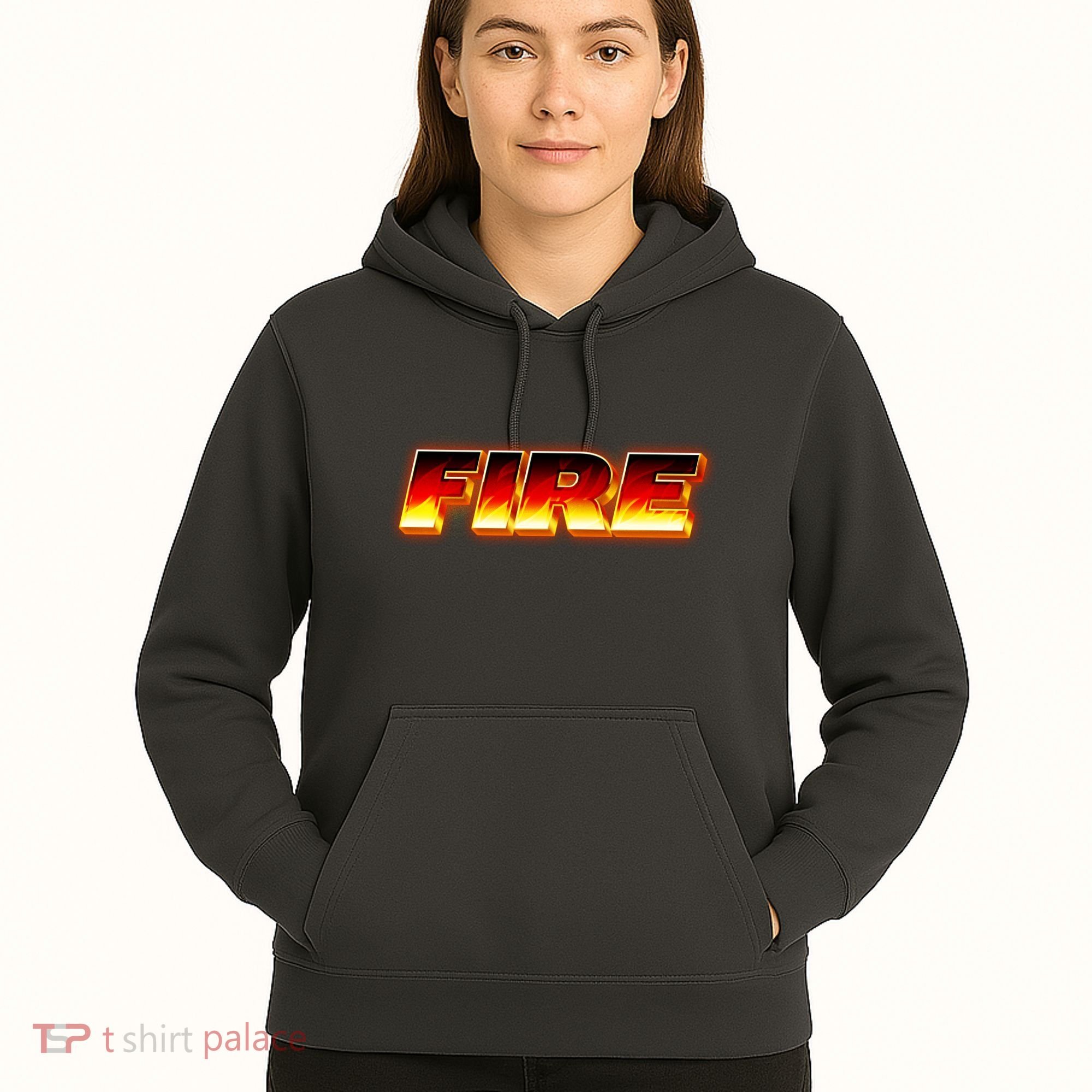 Hot Fire Flames Hoodie
