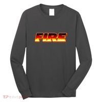 Hot Fire Flames Long Sleeve Shirt thumb 0