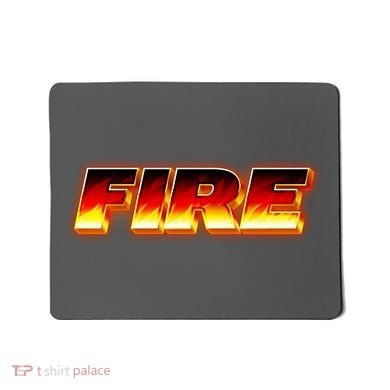 Hot Fire Flames Mousepad