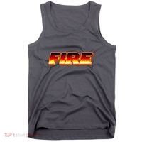 Hot Fire Flames Tank Top thumb 0