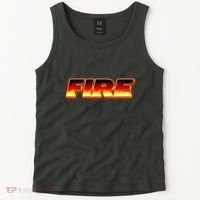 Hot Fire Flames Tank Top thumb 2