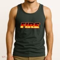 Hot Fire Flames Tank Top thumb 3