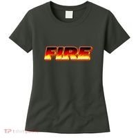 Hot Fire Flames Women's T-Shirt thumb 0