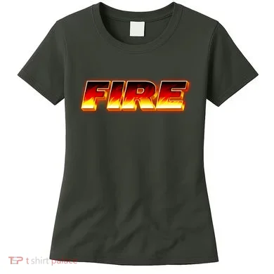 Hot Fire Flames Women's T-Shirt