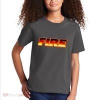Hot Fire Flames Kids T-Shirt thumb 2