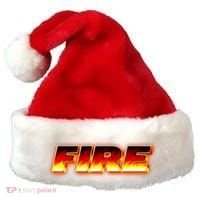 Hot Fire Flames Santa Hat thumb 0