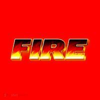 Hot Fire Flames Santa Hat thumb 1