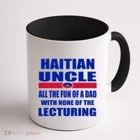 Haiti Flag Fun Haitian Uncle Haiti History Funny Sayings Cool Gift Coffee Mug thumb 1