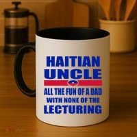 Haiti Flag Fun Haitian Uncle Haiti History Funny Sayings Cool Gift Coffee Mug thumb 4