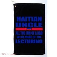 Haiti Flag Fun Haitian Uncle Haiti History Funny Sayings Cool Gift Golf Towel thumb 0