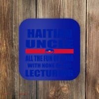 Haiti Flag Fun Haitian Uncle Haiti History Funny Sayings Cool Gift Coaster thumb 0