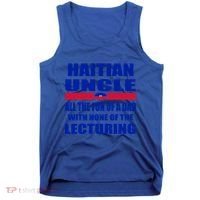 Haiti Flag Fun Haitian Uncle Haiti History Funny Sayings Cool Gift Tank Top thumb 0