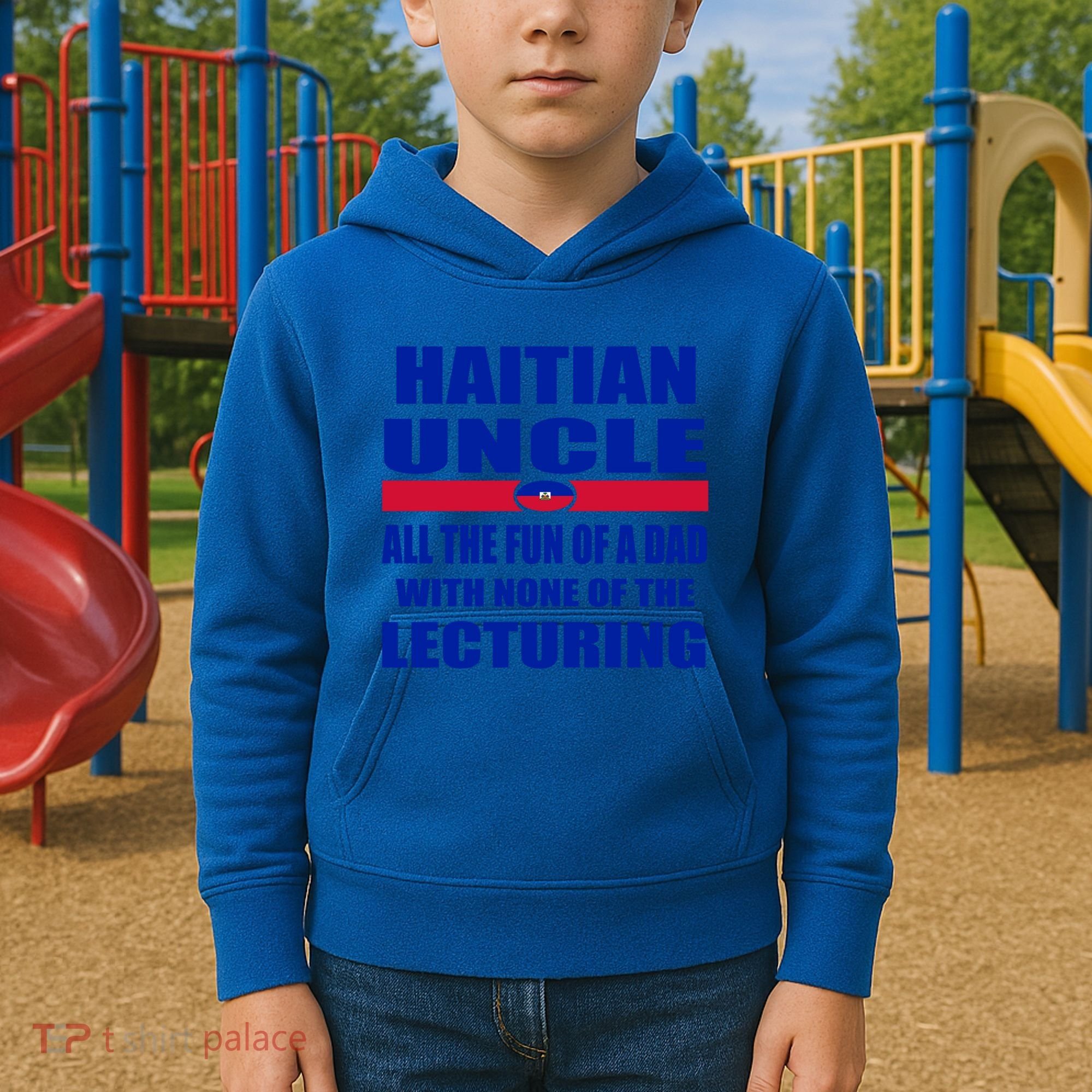 Haiti Flag Fun Haitian Uncle Haiti History Funny Sayings Cool Gift Kids Hoodie