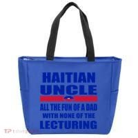 Haiti Flag Fun Haitian Uncle Haiti History Funny Sayings Cool Gift Tote Bag thumb 0