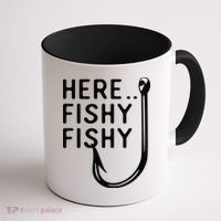 Here Fishy Fishy Coffee Mug thumb 1
