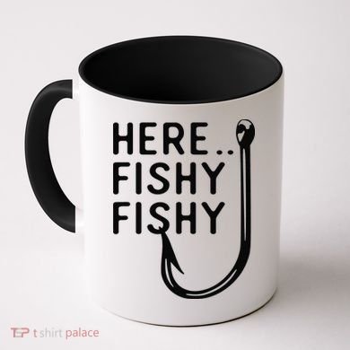 Here Fishy Fishy Coffee Mug