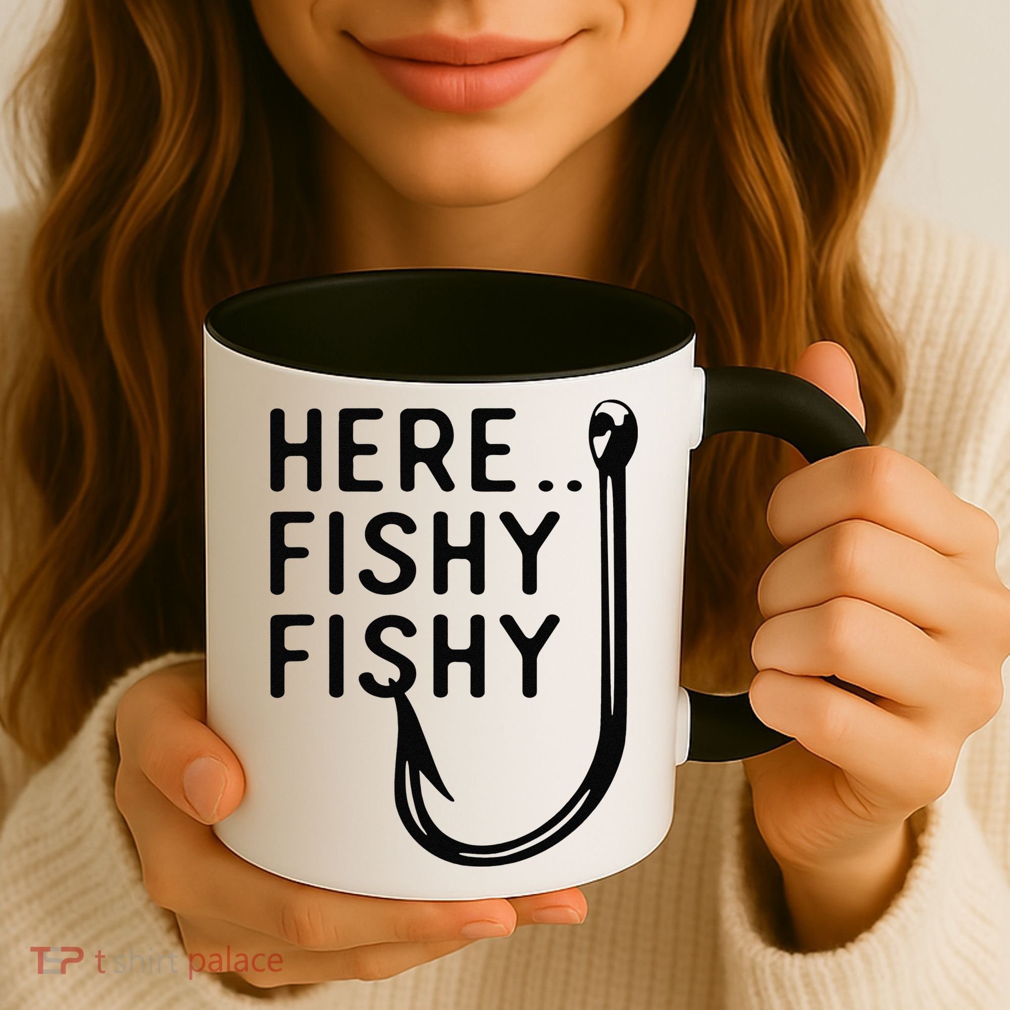 Here Fishy Fishy Coffee Mug